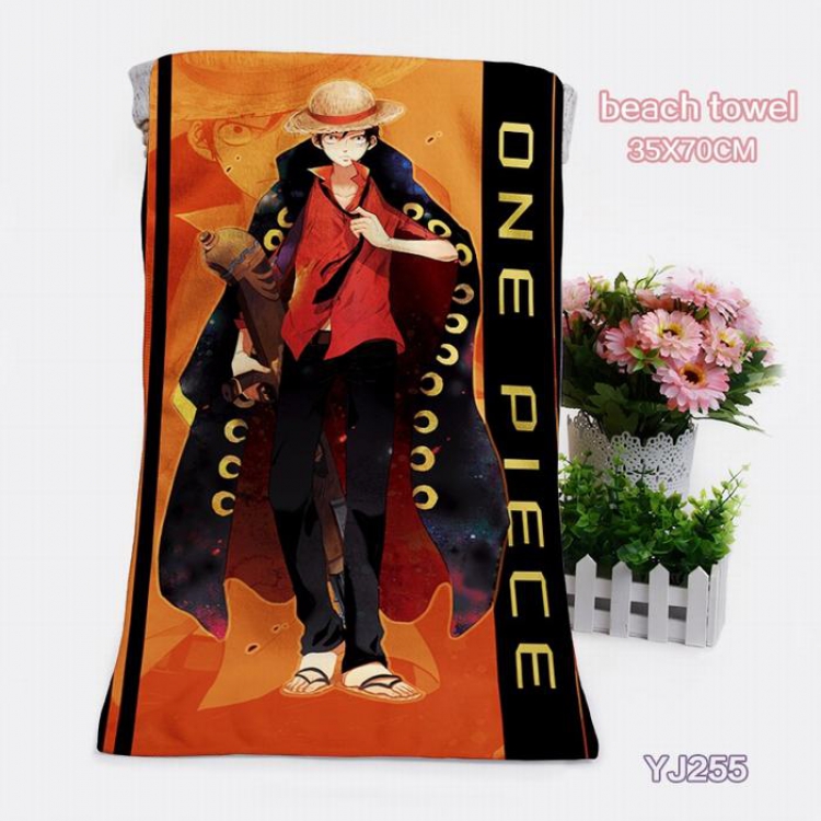One Piece Anime bath towel 35X70CM YJ255
