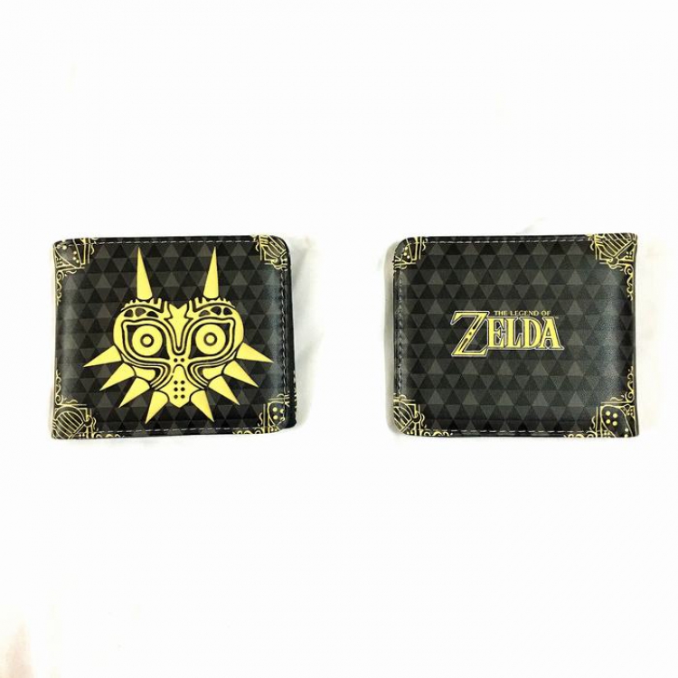 The Legend of Zelda Black short wallet purse
