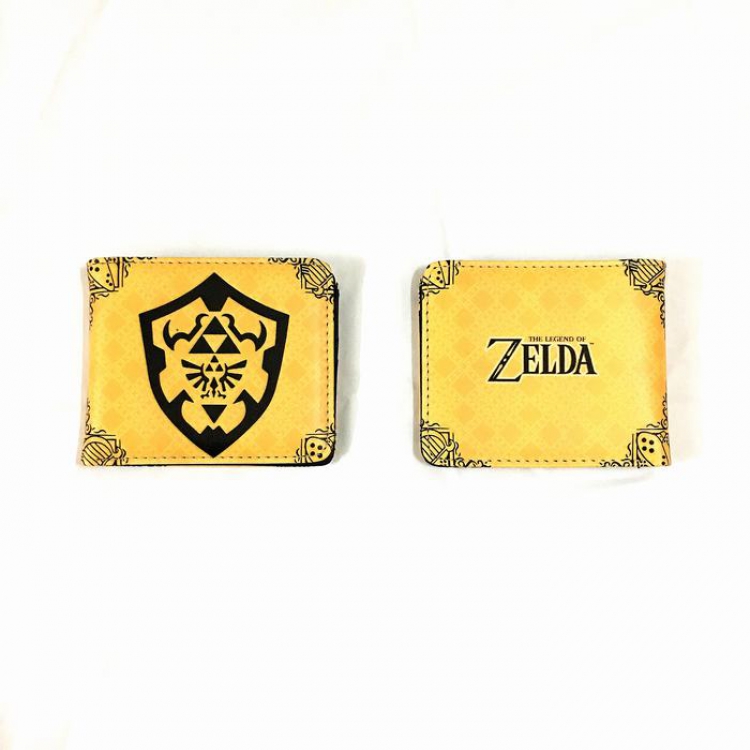 The Legend of Zelda yellow short wallet purse