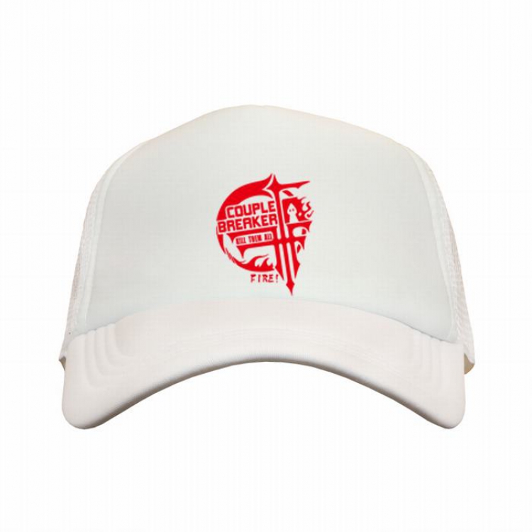 FFF Group white reseau Breathable Hat  A style