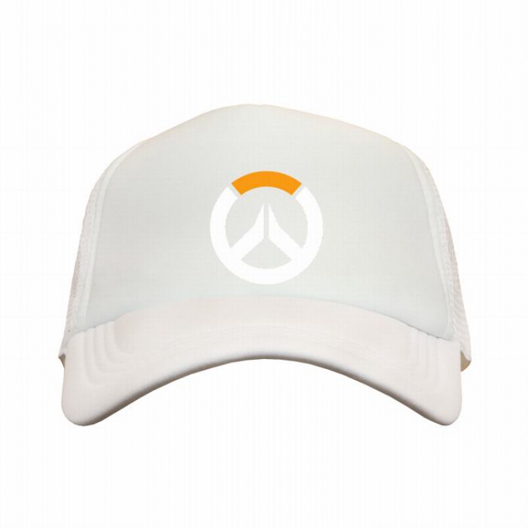Overwatch white reseau Breathable Hat