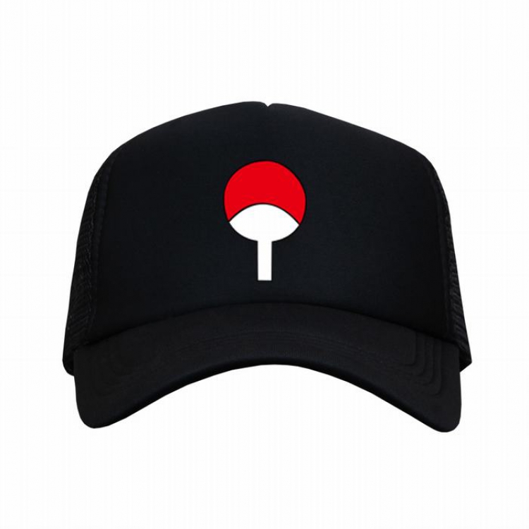 Naruto Uchiha clan Sign Black reseau Breathable Hat