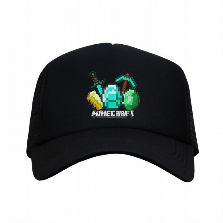 Minecraft Black reseau Breathable Hat