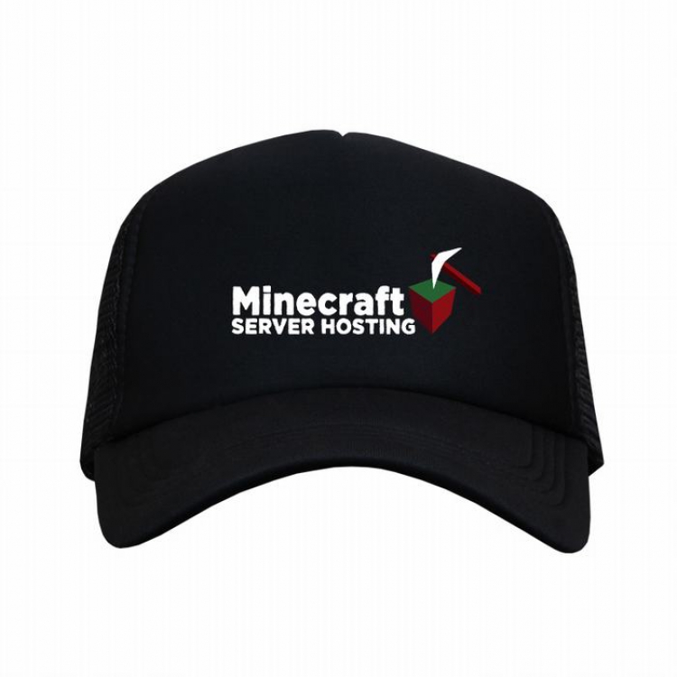 Minecraft Black reseau Breathable Hat