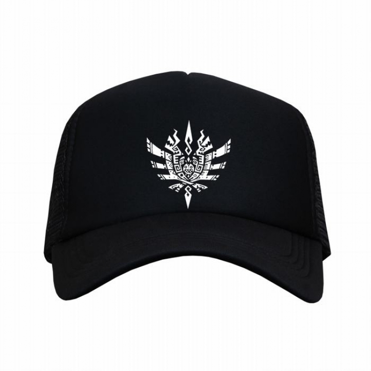 Monster Hunter Shield Black reseau Breathable Hat