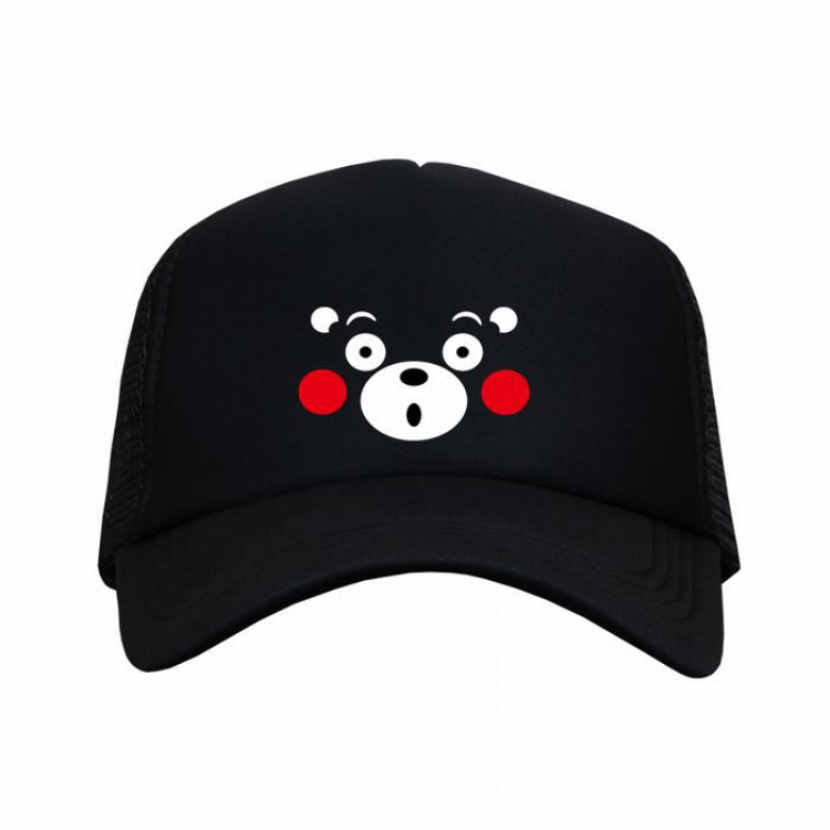 Kumamon Black reseau Breathable Hat A style