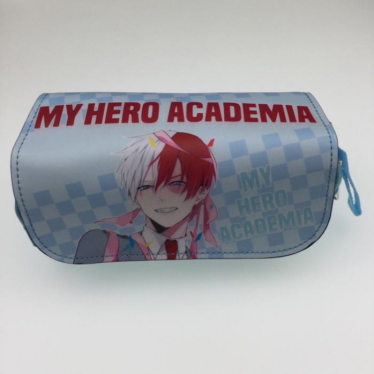 My Hero Academia zipper PU Pencil Bag B Style 20X8X9CM