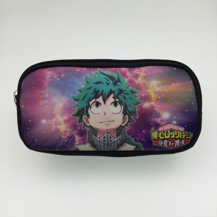 My Hero Academia waterproof Hemp gauze Pencil Bag B Style 20X10X6.5CM