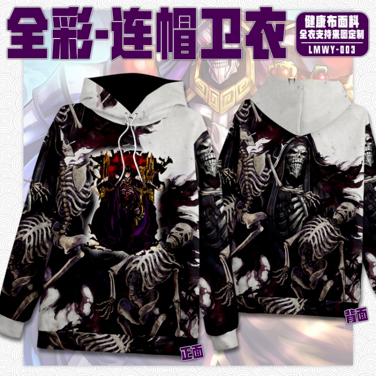 OVERLORD Full Color Hooded sweater S M L XL XXL XXL-LMWY003