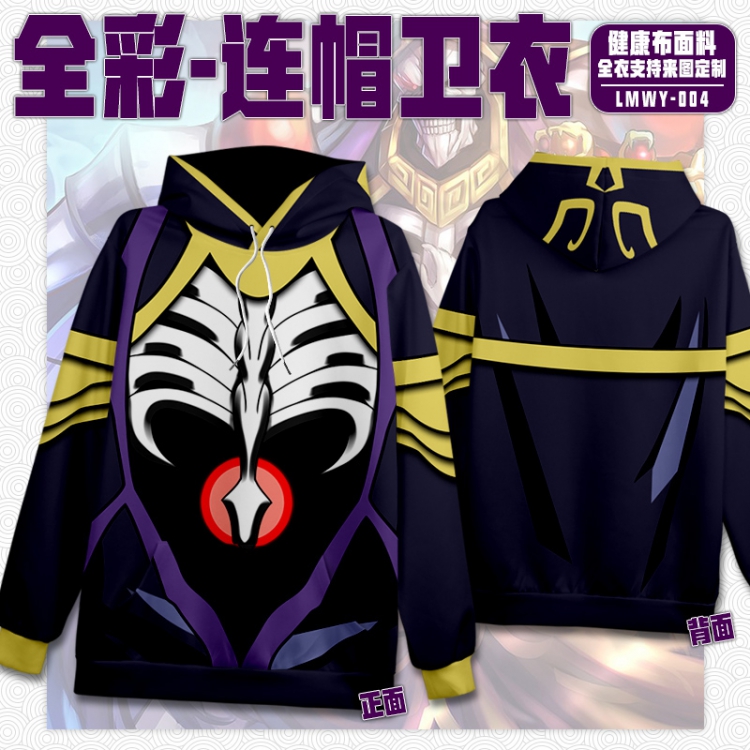 OVERLORD Full Color Hooded sweater S M L XL XXL XXL-LMWY004