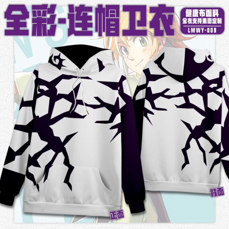 The Seven Deadly Sins Full Color Hooded sweater S M L XL XXL XXL-LMWY009