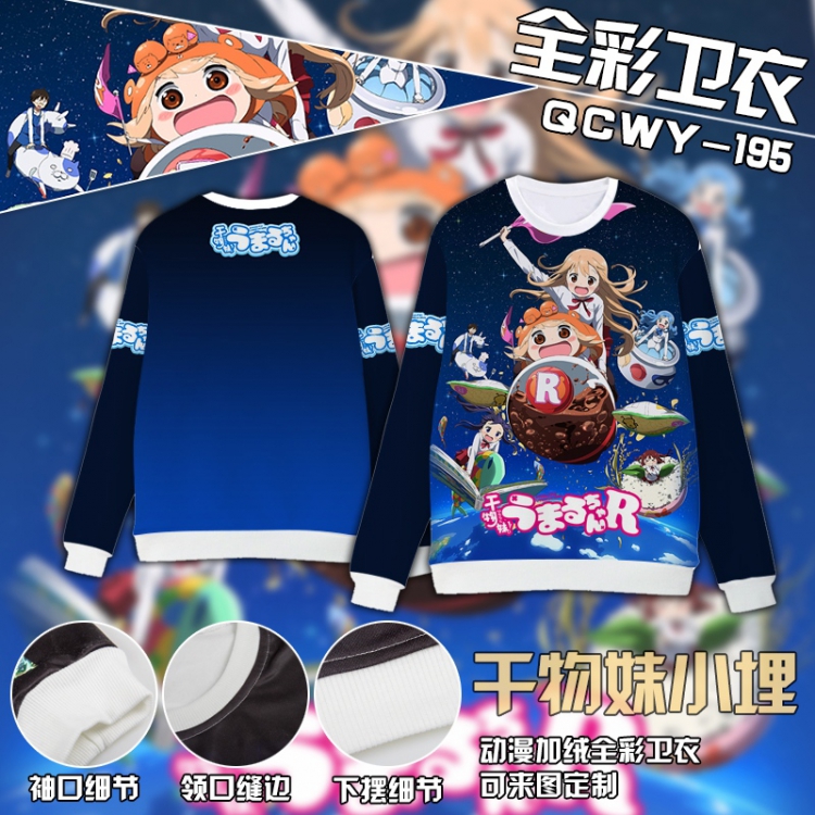 Himouto! Umaru-chan Anime Full Color Plush sweater QCWY195 S M L XL XXL XXL
