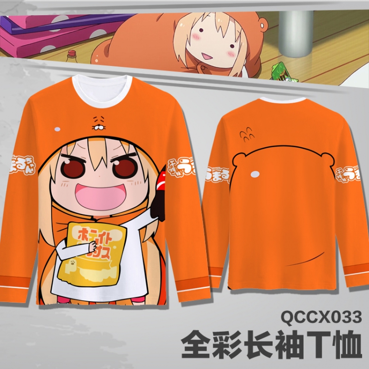 Himouto! Umaru-chan Anime Full Color Long sleeve t-shirt S M L XL XXL XXXL QCCX033
