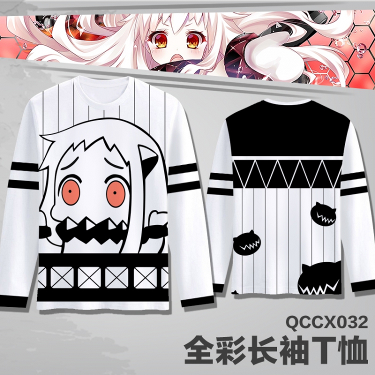 kantai collection Anime Full Color Long sleeve t-shirt S M L XL XXL XXXL QCCX032