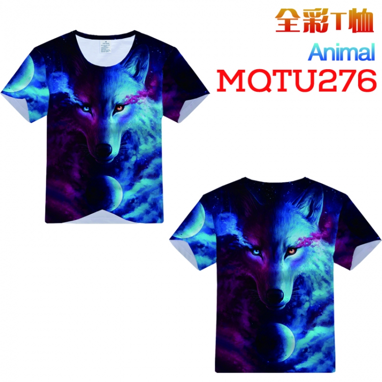 Animal Short sleeve Full Color T-shirt S M L XL XXL XXXL MQTU276