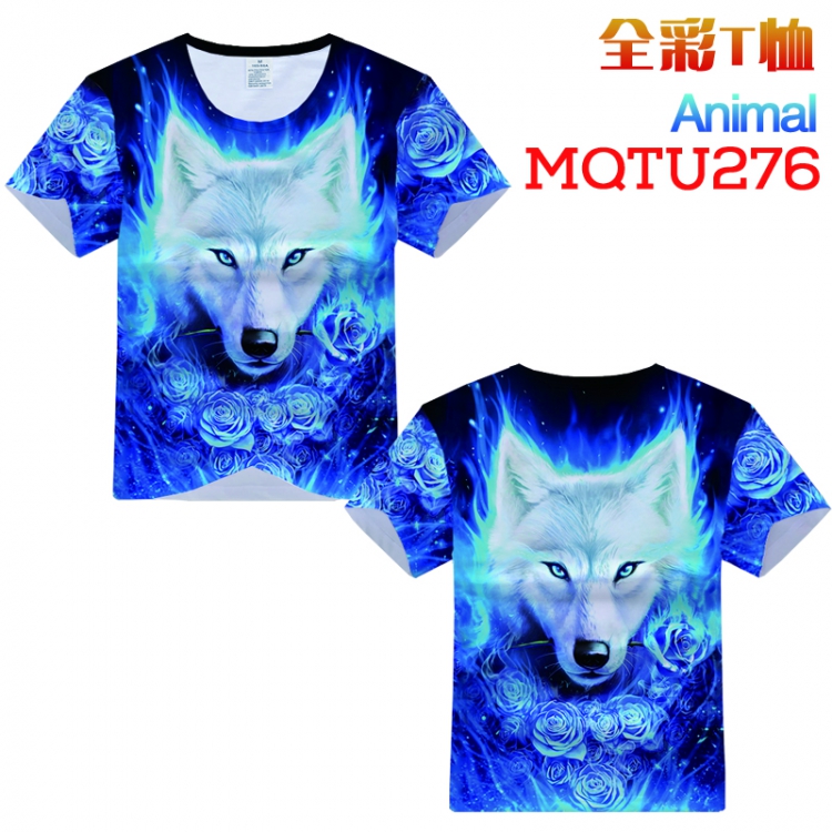 Animal Short sleeve Full Color T-shirt S M L XL XXL XXXL MQTU277