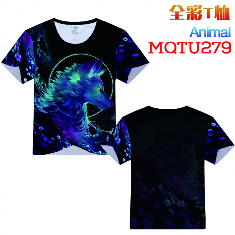 Animal Short sleeve Full Color T-shirt S M L XL XXL XXXL MQTU279