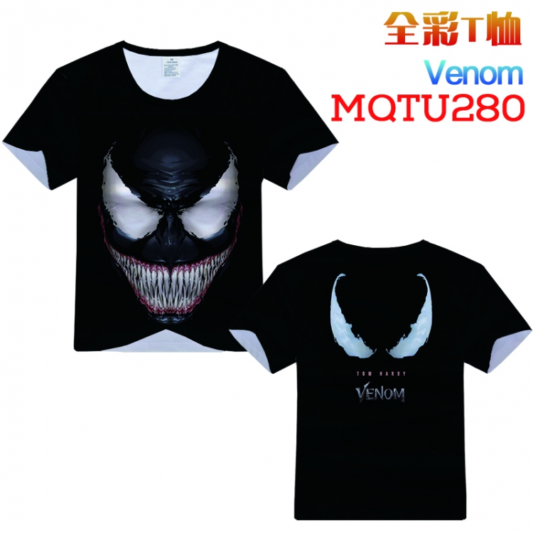American Marvel Comics' anti-hero Venom Full Color Short sleeve T-shirt S M L XL XXL  XXXL  MQTU280