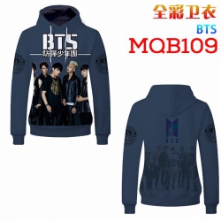 BTS sweater MQB109 patch pocke...