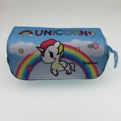 Unicorn zipper PU Pencil Bag C...