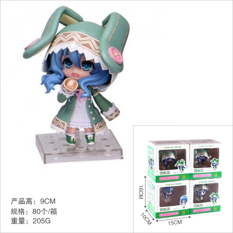 024 Date-A-Live Four Style Hermit Yoshino Clay man Boxed  Figure Decoration 9cm 205G 15X16.5X10CM a box of 80