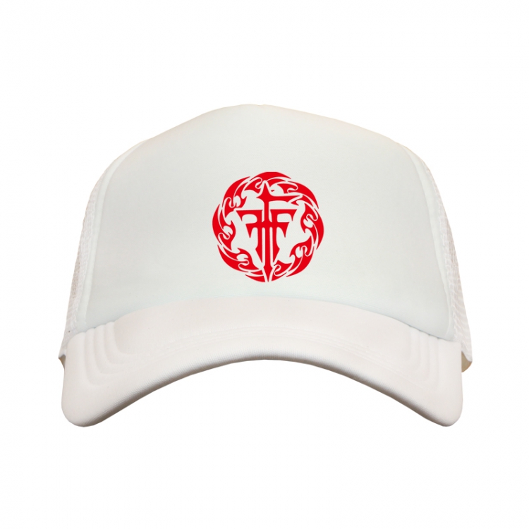 FFF Group 2 White Mesh material Sunhat