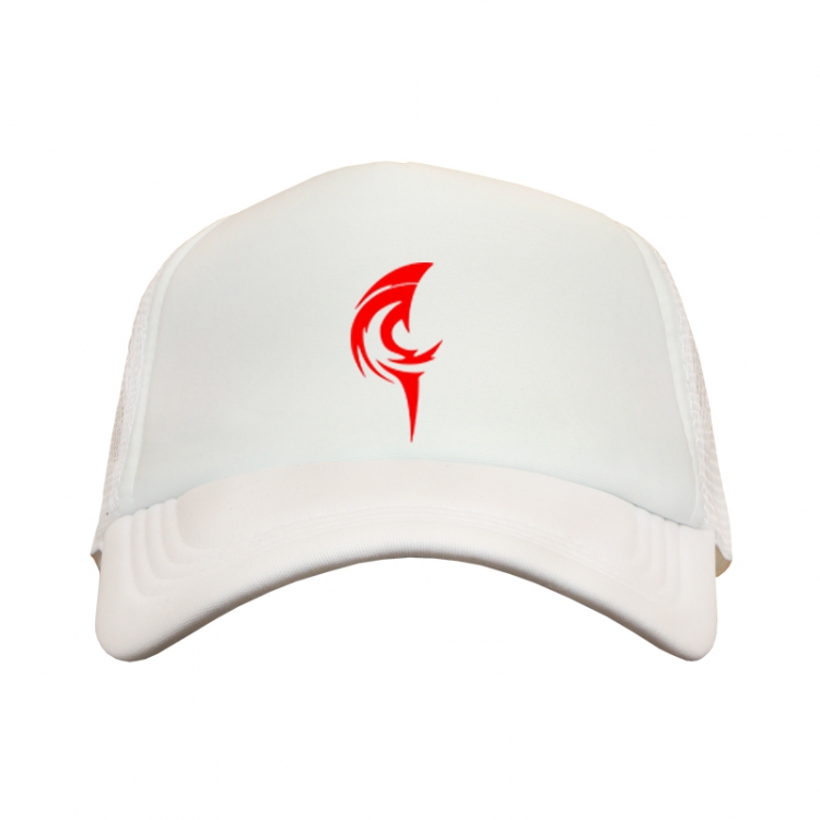 Fate stay night Curse White Mesh material Sunhat