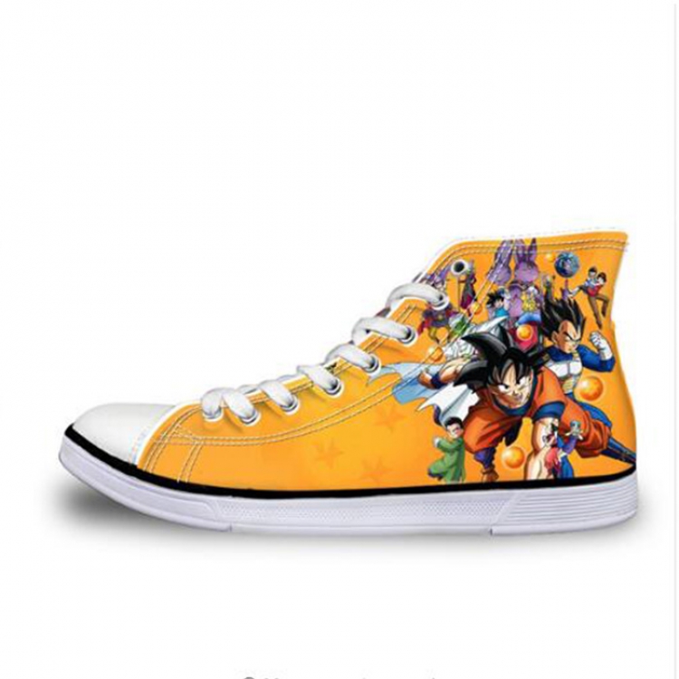 DRAGON BALL Son Goku Lace Printing Flat Canvas shoes Men and Women Style 11 35-45 yards Book one week in advance