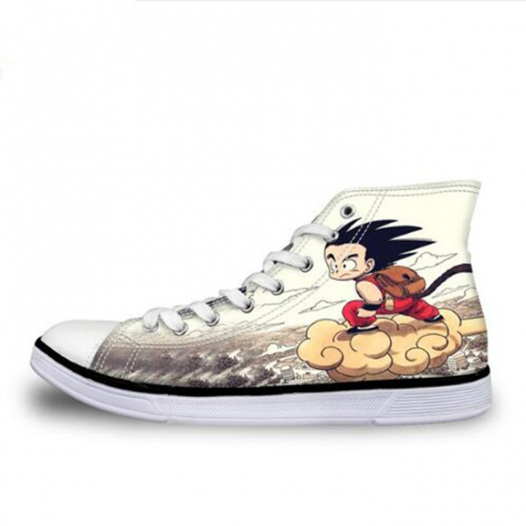 DRAGON BALL Son Goku Lace Printing Flat Canvas shoes Men and Women Style 7 35-45 yards  preorder 7days