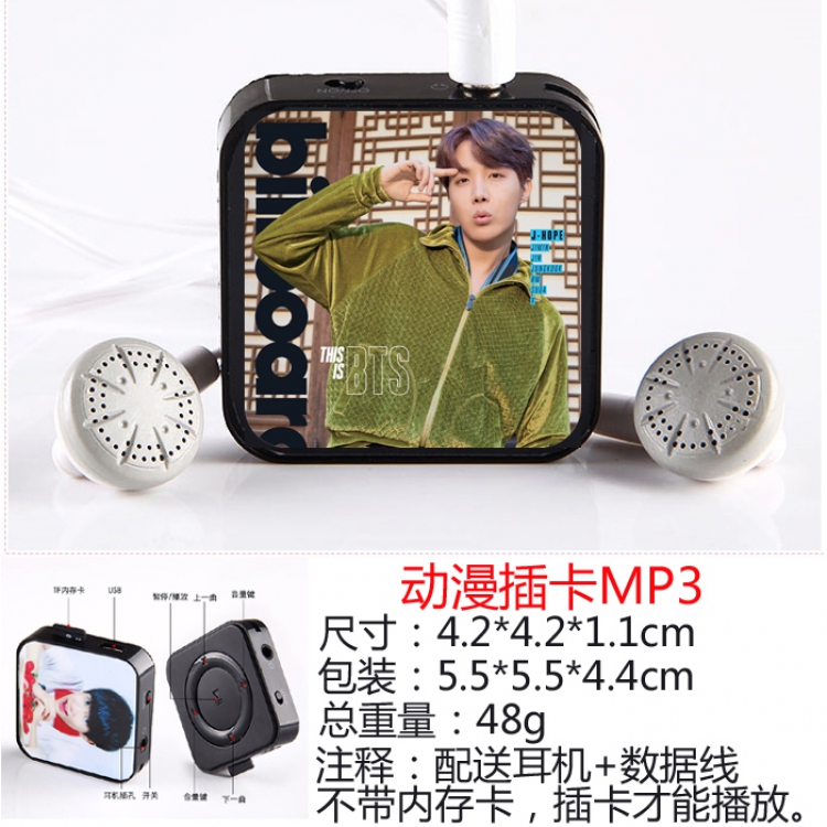 BTS 4 Movement Run Mini MP3 player Support memory card
