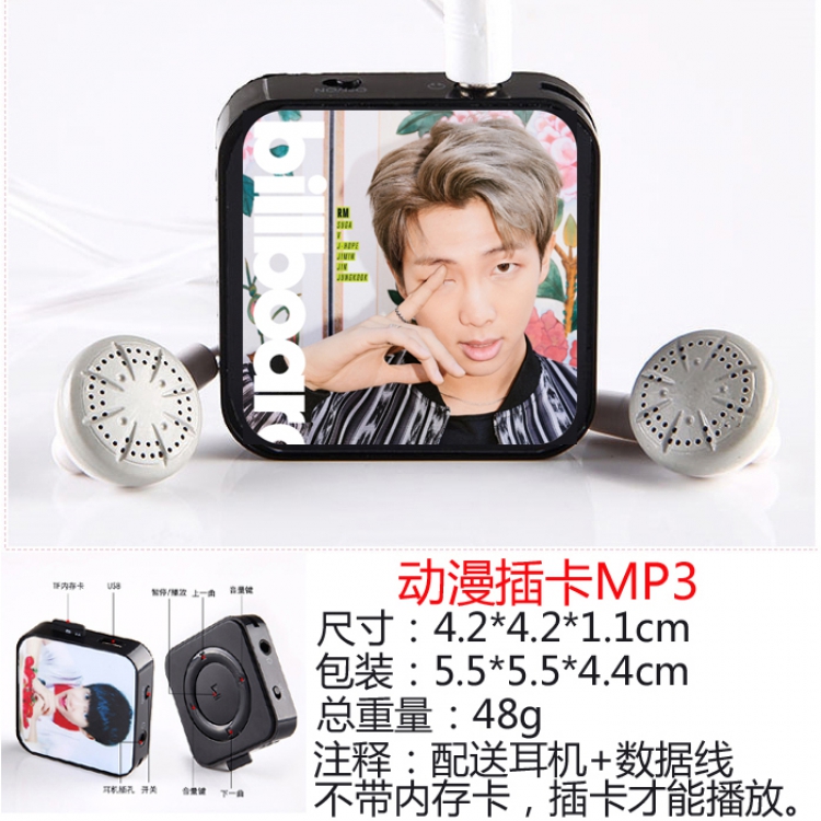 BTS 7 Movement Run Mini MP3 player Support memory card
