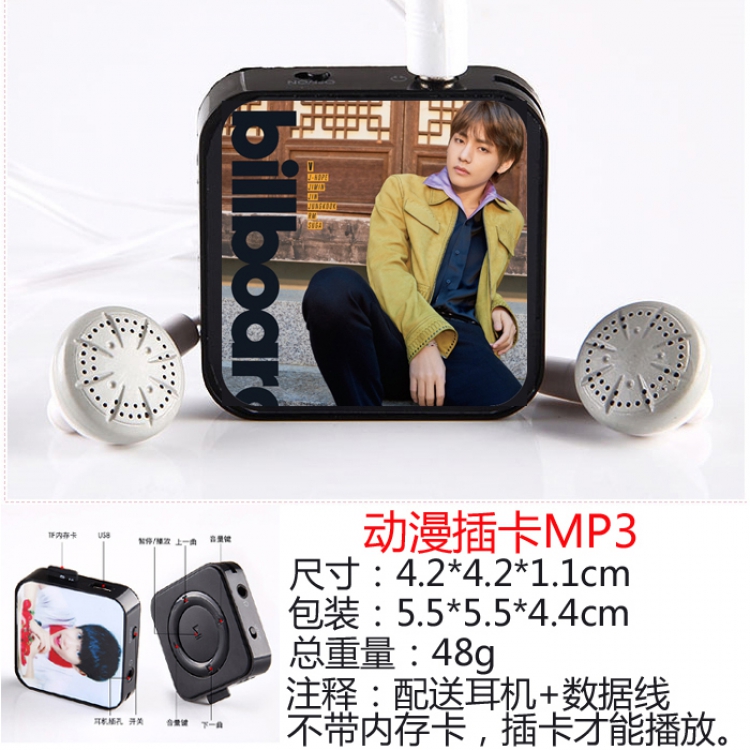 BTS 6 Movement Run Mini MP3 player Support memory card