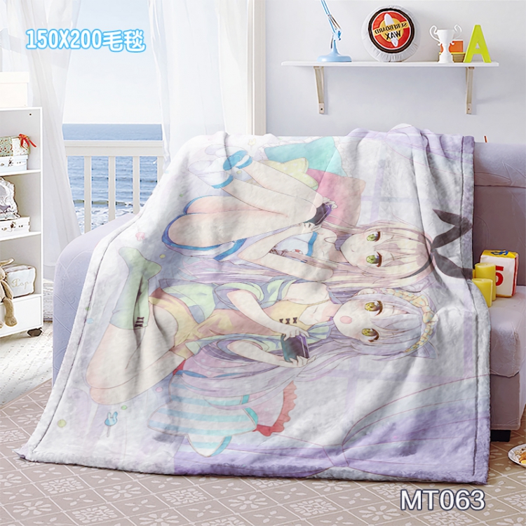 Kantai Collection Anime Oversized Mink cashmere blankets 150x200cm MT063