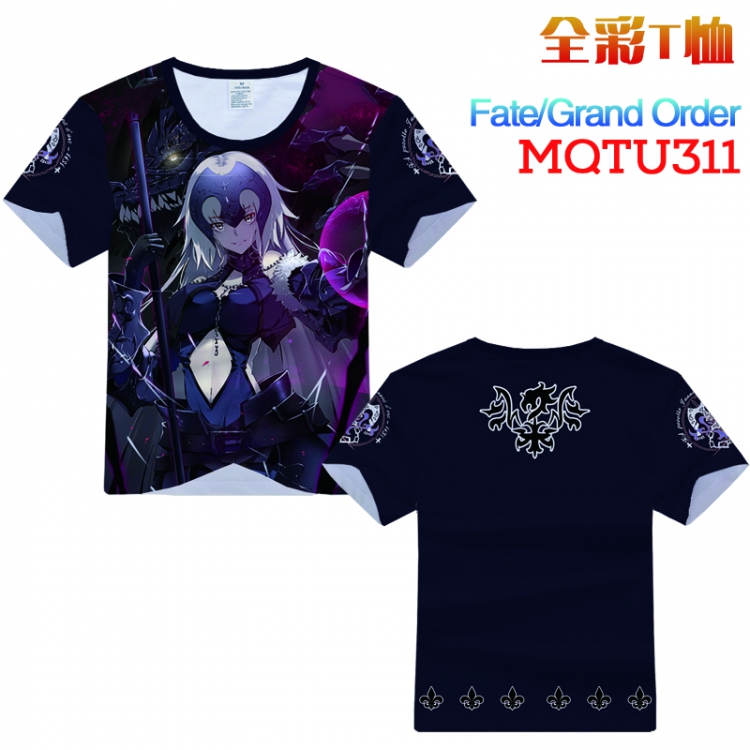 Fate grand order Modal Full Color Short Sleeve T-Shirt M L XL XXL XXXL MQTU311