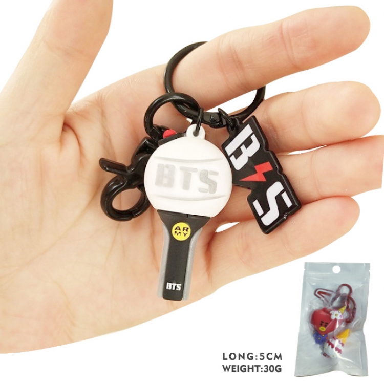 BTS Cartoon keychain 5cm 30g pp bag price for 5 pcs