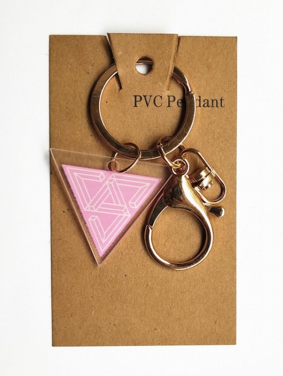 SEVENTEEN Transparent acrylic keychain pendant 3-4cm 13g price for 10 pcs