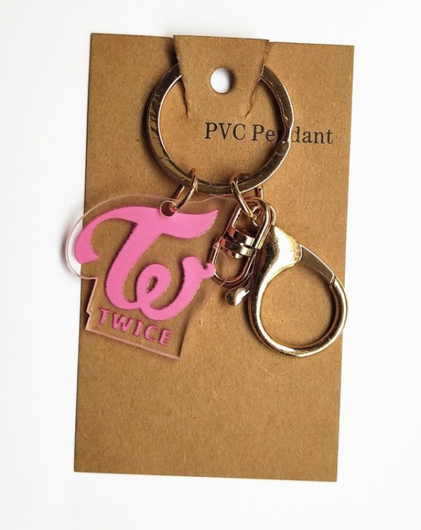 TWICE Transparent acrylic keychain pendant 3-4cm 13g price for 10 pcs