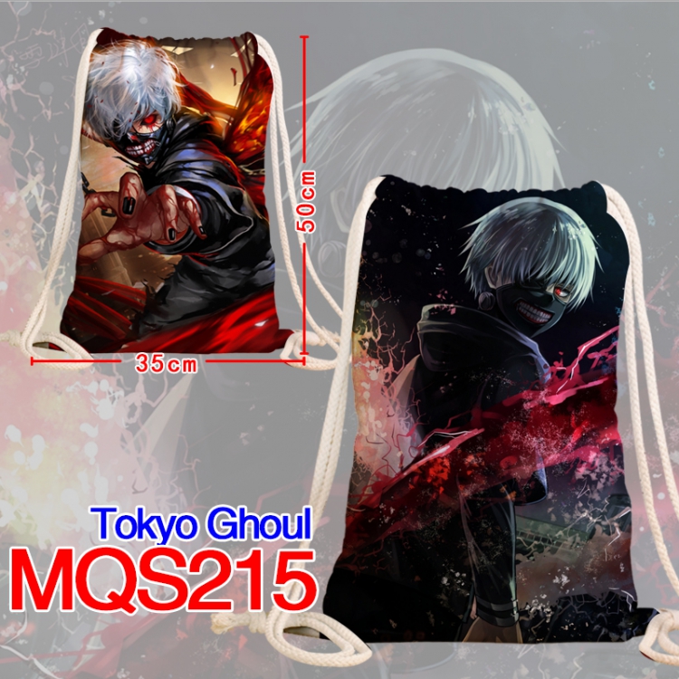 Tokyo Ghoul Double sided Full Color bag backpack Beam pocket 35X50CM MQS215