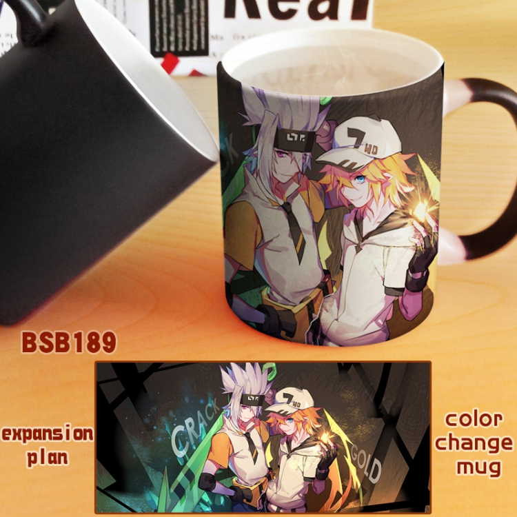 AOTU Anime Black Full color change cup kettle BSB189