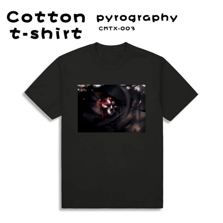 Overlord Black cotton color printed T-shirt Short sleeve XS S M L XL XXL XXXL CMTX-003