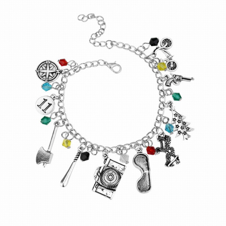Stranger Things Bracelet ax Tape bicycle Creative pendant bracelet 30G Price for 5pcs
