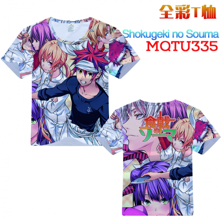 Shokugeki no Soma Full Color printing Short sleeve T-shirtS M L XL XXL XXXL MQTU335