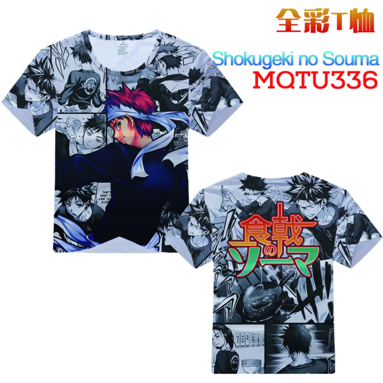 Shokugeki no Soma Full Color printing Short sleeve T-shirt S M L XL XXL XXXL MQTU336