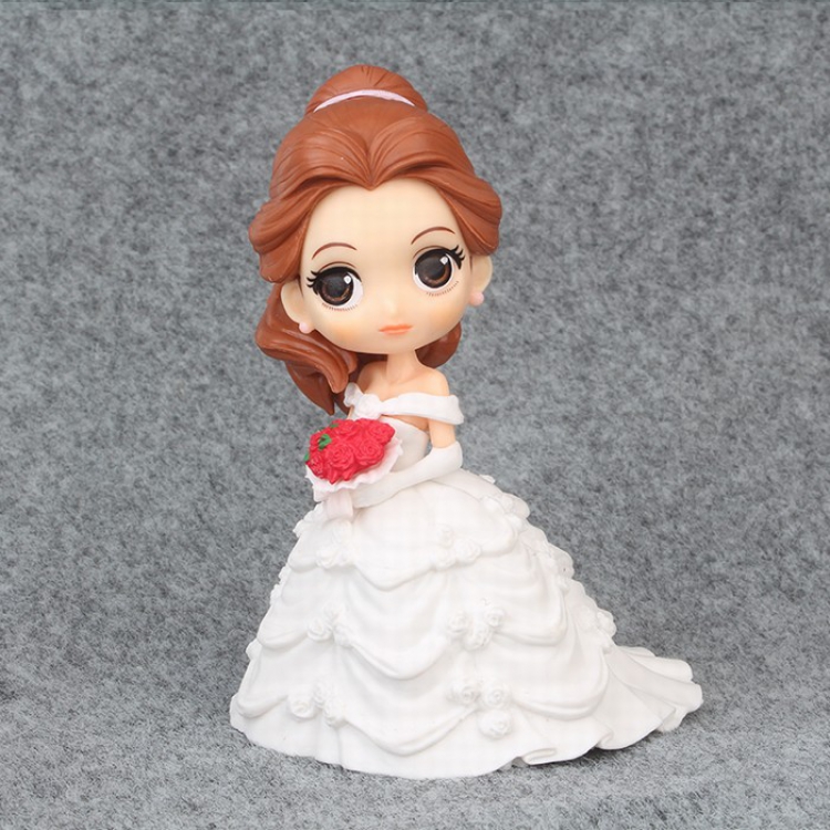 Disney Wedding Belle White Bagged Figure Decoration 14CM 0.16KG a box of 200