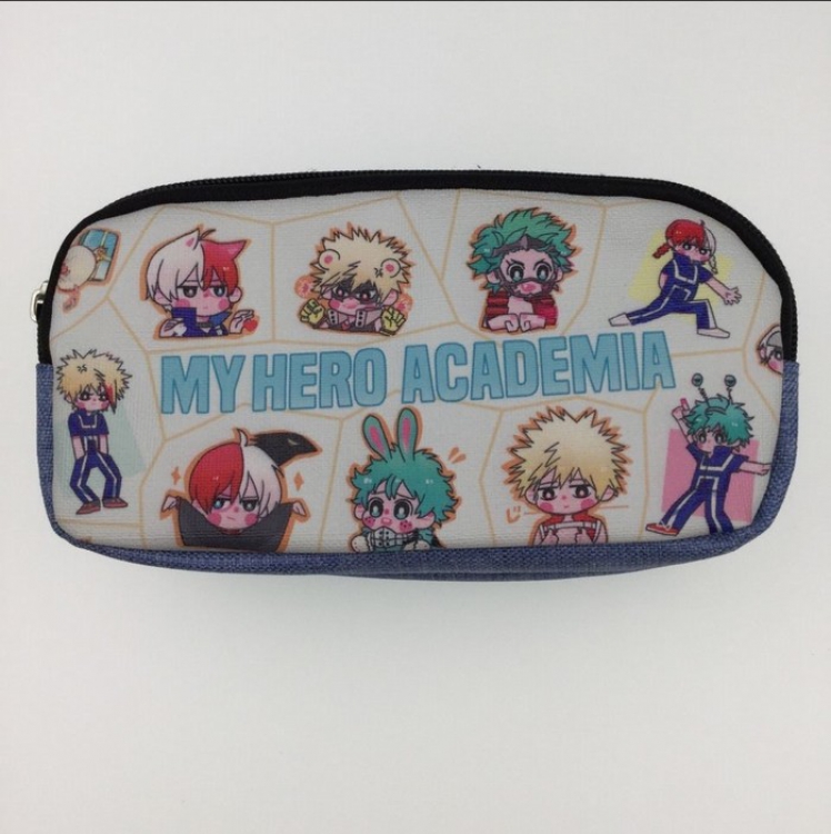 My Hero Academia Full Color Printing Long section Zipper Wallet Purse