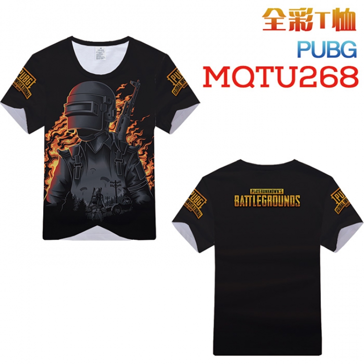Playerunknowns Batt Full Color Printing Short sleeve T-shirt S M L XL XXL XXXL MQTU268