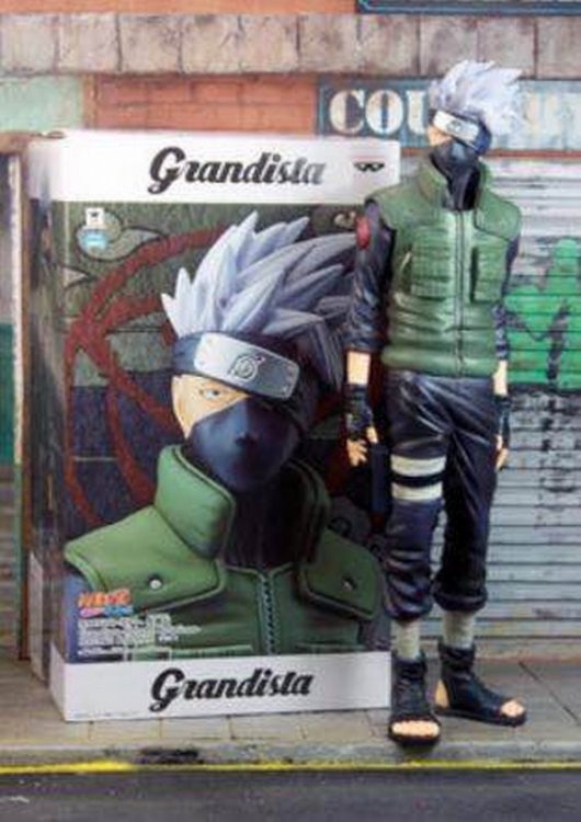 Naruto Hatake Kakashi Standing posture Boxed Figure Decoration 28.5CM a box of 50