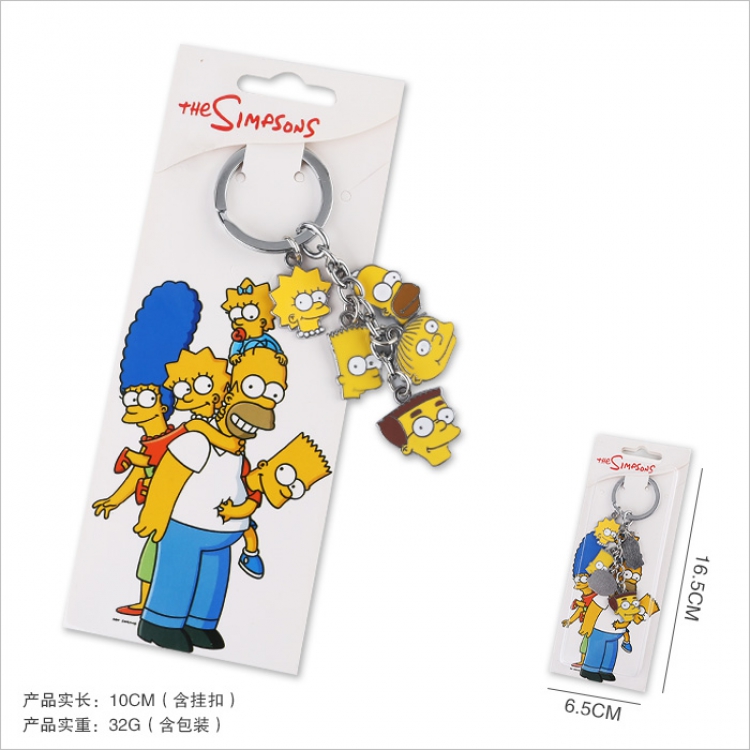 The Simpsons Homer Metal keychain pendant C style