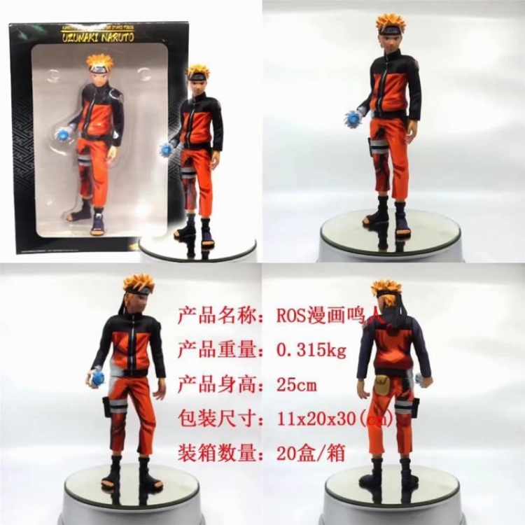 Naruto ROS Uzumaki Naruto Boxed Figure Decoration 25CM 11X20X30CM a box of 20