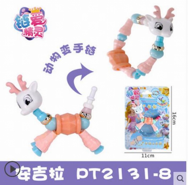 Chain love elf Angela Cute Cartoon Pets Deformation Bracelet Boxed price for 5 pcs